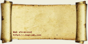 Angelina Pandurović vizit kartica